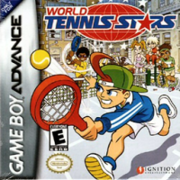 World Tennis Stars PAL GameBoy Advance PAL box art